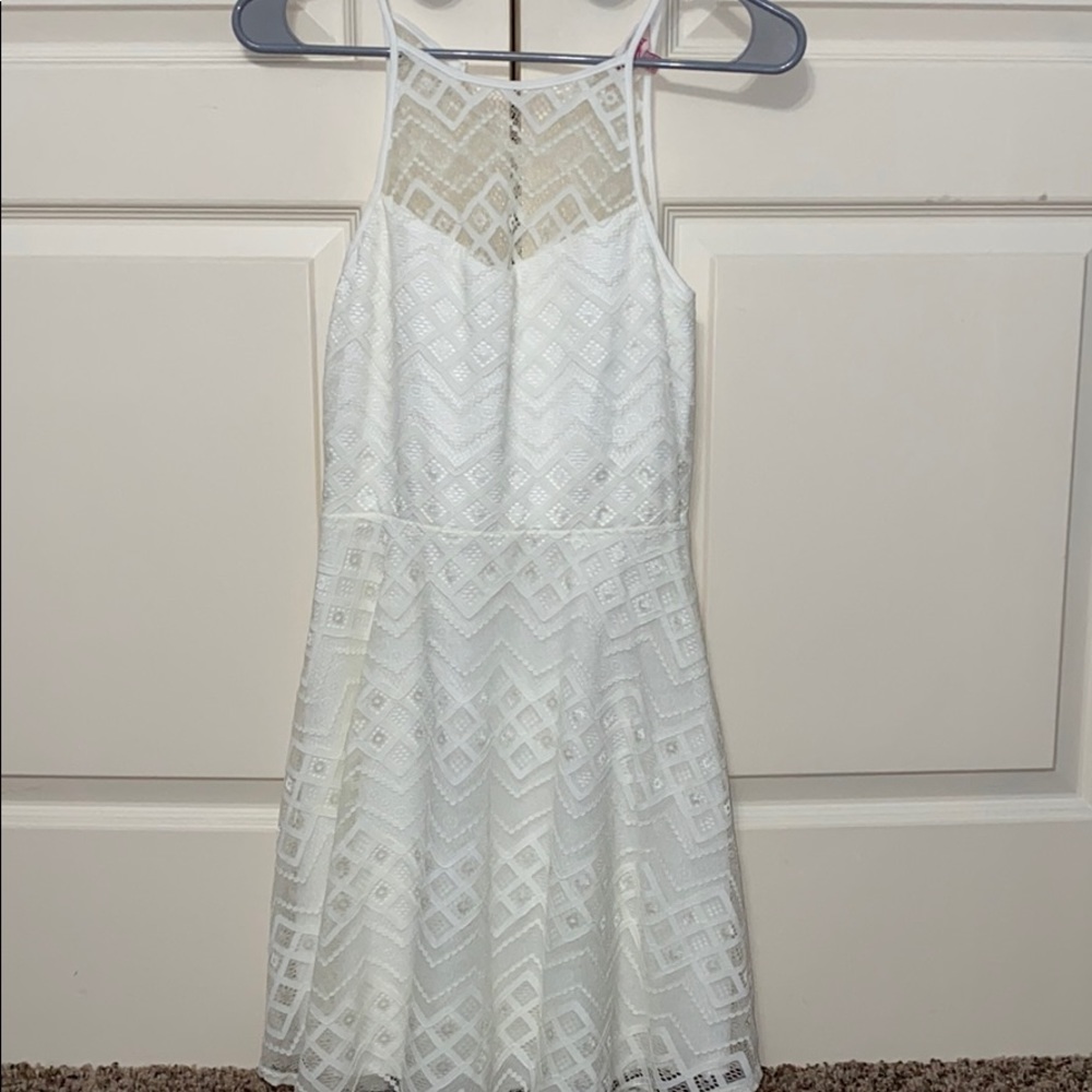 High neck dress
